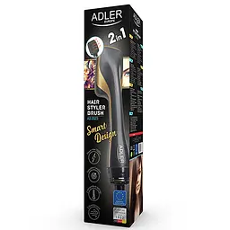 Фен сушарка для волосся Adler AD 2023 щітка 2 в 1 - мініатюра 9