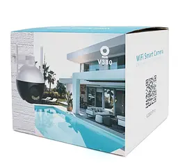 Видеокамера Wi-Fi уличная 3mpx YOSO YOIPC46D3MP20 PTZ 2.8mm V380 - мініатюра 4