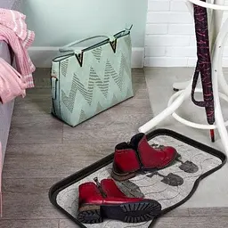 Піддон для взуття з малюнком MultyHome Footprints 38x75 см - мініатюра 4