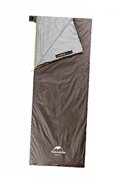Спальник Naturehike Summer LW180 (NH21MSD09) +15°C - правий - 190см - коричневий