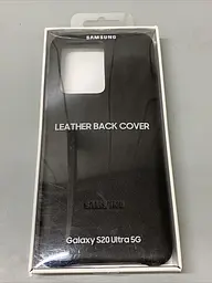 Чохол шкіряний оригінальний Leather Cover EF-VG988LBEGRU для Samsung Galaxy S20 Ultra (6.9") Black - мініатюра 2