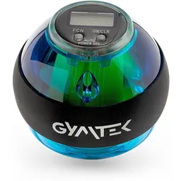 Гіроскопічний тренажер Gymtek Power Ball голубий - мініатюра 3