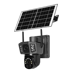 IP PTZ-відеокамера автономна з 4G та сонячною панеллю 3Mp+3Mp Light Vision VLC-9230IG/2C3S (Solar) f=4mm, на акумуляторних батареях (75-00286) - мініатюра 1