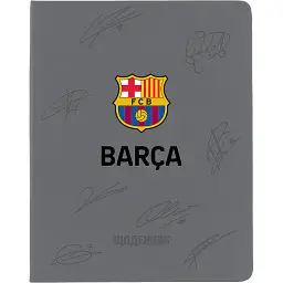 Щоденник шкільний Kite  FC Barcelona тверда обкладинка PU (BC26-264)