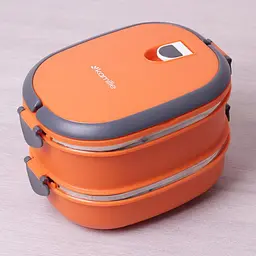 Ланч-бокс 2 ємності Kamille 20х14.5х13.5 см kuh0009673 - мініатюра 6
