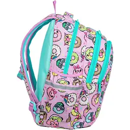 Набір: Рюкзак CoolPack Joy S Happy Donuts, 21 л 39х28х17 см (F048665)  + Пенал на блискавці СoolPack Clipper Happy Donuts з органайзером для ручок 20х14х3 см (F076665) - мініатюра 3