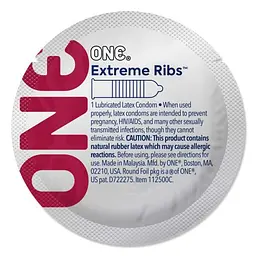 Екстремально ребристі презервативи One Extreme Ribs, 1 шт One One Extreme Ribs 101879 - мініатюра 1