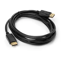 Кабель мультимедійний Display Port to Display Port 3.0m Vinga (VCPDPMM3BK) - мініатюра 3