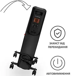 Обігрівач масляний Trotec TRH 25 E 2500W Black (1410000720) - мініатюра 5