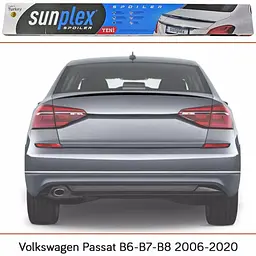 Спойлер багажника Лип Volkswagen Passat B7 2010-2014 SunPlex (SPO-2026106) - мініатюра 2