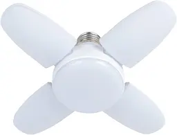 Лампочка складна світлодіодна 4 лопаті E27 KK-202 • LED лампа Mini Fan Blade Bulb E27 KK-202 60W - мініатюра 3