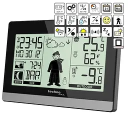 Метеостанція Technoline WS9612 Black (WS9612) - мініатюра 3
