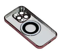 Магнітний чохол XON PhoneCase Magnetic для iPhone 14 Pro (PCMC1114300P 8192) Рожевий/Прозорий - мініатюра 4