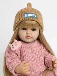 Реалістична Кукла Реборн 55 см повністю вінілова Doll Reborn Baby К0100306 - мініатюра 2