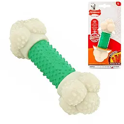 Nylabone Extreme Chew Double Action 12x4x4 см подвійна дія жувальна іграшка для собак смак бекону