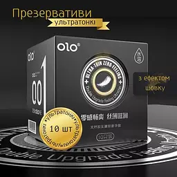 Набір презервативів Olo Neo Black 10 шт. + Physical Delay Sleeve 10 шт. - мініатюра 3
