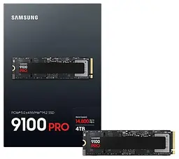 Накопичувач SSD Samsung m.2 NVMe 4TB 9100 PRO V-NAND TLC (MZ-VAP4T0BW) - мініатюра 4