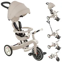Велосипед дитячий Globber Explorer Trike 4в1 до 20 кг кокос (637-566) - мініатюра 2