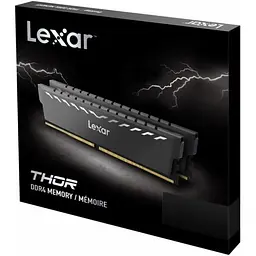 Модуль пам'яті Lexar DDR4 16GB (2x8) THOR 3200MHz XMP Memory with heatsink (LD4BU008G-R3200GDXG) - мініатюра 4