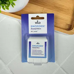 Зубна нитка Emoform (невощена, тонка) 50 м