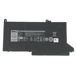 Акумулятор для ноутбука Dell DJ1J0 (Latitude 7280, 7480, 7490) 11.4V 3680 mAh 42Wh Black