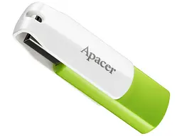 USB флеш накопичувач Apacer 64 GB AH335 Green USB 2.0 (AP64GAH335G-1)
