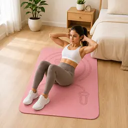 Килимок для стрибків на скакалці Solve рожевий 80 x 120 см (KT9000303) - мініатюра 10