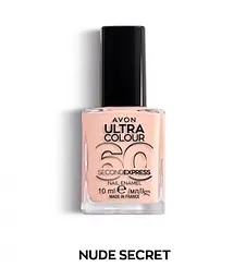 Швидковисихаючий лак для нігтів Avon «УльтраКолір за 60 секунд» Secret Nude,10 мл (49469324) - мініатюра 1