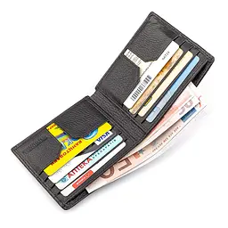 Чоловічий шкіряний гаманець (ST159) ST Leather 11,5х9,5х2 см acs0015159 - мініатюра 4