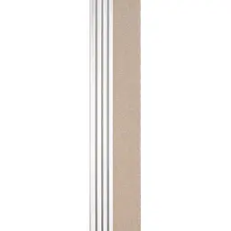 Рейка декоративна Sticker Wall PS 2900х157х11мм Бежева зі сріблом SW-00002150- - мініатюра 5