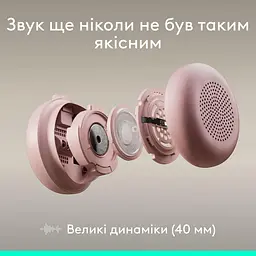 Гарнітура Logitech ZONE Wired 2 USB Headset Rose (981-001620) - мініатюра 4