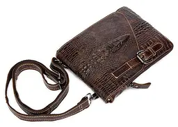 Чоловіча шкіряна сумка Vintage 21х17х1 см sum0015042 - мініатюра 7