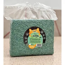Наповнювач соєвий Goldy Cat Tofu м'ята 6 л (36849) - мініатюра 2