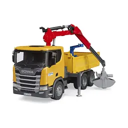 Масштабна модель автомобіля Bruder Scania Super 560R з краном-маніпулятором 1:16 з аксесуарами (03551) - мініатюра 3