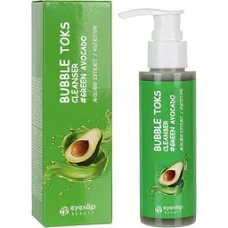 Киснева пінка для вмивання Eyenlip Ceramide Green Toks Bubble Cleanser 100 мл