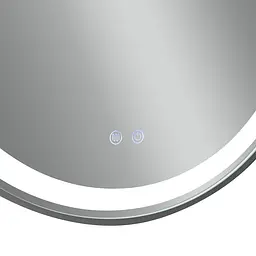 Дзеркало Qtap Gemini 800x700 з LED-підсвічуванням Touch, з антизапотіванням, з димером температури кольору (3000-6500K) Reverse QT2578R8072B - мініатюра 12