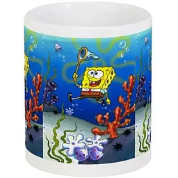 Кухоль GeekLand SpongeBob SquarePants CP 03.165 330 мл білий - мініатюра 3