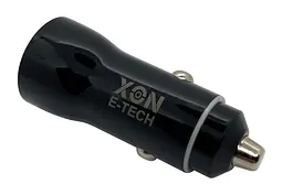 Автомобільний зарядний пристрій XON UniLink Type-C 38W (Type-C PD20 + QC3.0) Black (CU1A1C38WB 3456) - мініатюра 3