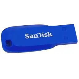 USB флеш накопичувач SanDisk 16GB Cruzer Blade Blue Electric USB 2.0 (SDCZ50C-016G-B35BE) - мініатюра 2