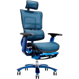 Офісне крісло GT Racer X-815L Black/Blue (W-85) [147933] - мініатюра 2