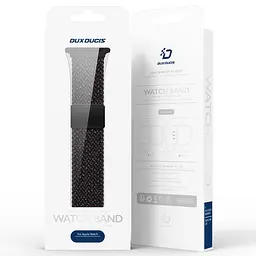 Ремінець Dux Ducis Nylon Woven для Apple Watch 38/40/41/42mm(ser.10) Black Unity - мініатюра 6