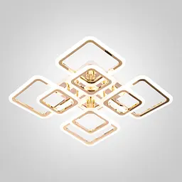 Люстра світлодіодна Valeso V K39205-4+4-TL GD з пультом - мініатюра 6