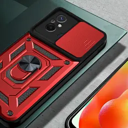 Панель BeCover Military для Xiaomi Redmi 12C Red (709168) - мініатюра 3
