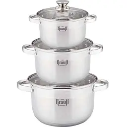 Набір посуду KRAUFF 6пр. (1,7/2,4/3,3л) 16/18/20см 26-238-104