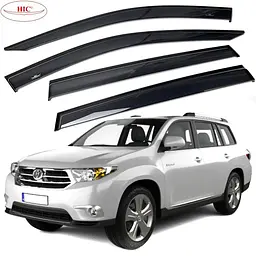 Дефлектори вікон вітровики HIC для Toyota Highlander 2007-2010 Оригінал (T80)