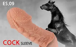Насадка на пеніс Kokos Extreme Sleeve ES-09, M, 14.7 см - мініатюра 3
