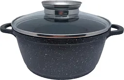 Каструля із кришкою Krauzer Prime Tg-line Oil KR-77079 20 см 2.3 л чорна