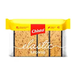 Губки кухонні Chisto Elastic Sponge 4 шт. (4823098409014)