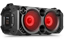 Портативна колонка бумбокс REAL-EL RX751 Boombox 36W Bluetooth TWS, Караоке, RGB, Чорний - мініатюра 4