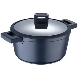 Каструля MasterPro Indigo з кришкою 24 см 4,5 л (BGMP-7979)